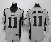 Nike New England Patriots #11 Julian Edelman Gray Gridiron II Limited Stitched Jersey,baseball caps,new era cap wholesale,wholesale hats